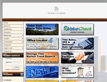 Tablet Screenshot of chicagotitlecolorado.com